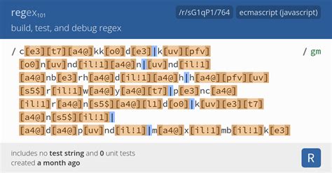 regexp101|regex101: build, test, and debug regex.